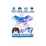 cayenna 4x4 Buharlı Akrobat Uzaktan Kumandalı Araba 360° Dönen LED Işıklı Şarjlı Stunt Car