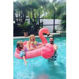 cayenna Flamingo Binici Şişme MEGA Boy Havuz Plaj Aile Aktivite 178X135 CM Pompa ve Yama Hediyeli