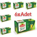 Çaykur 6'lı Yeşil Çay Bardak Poşet 25'li 240 gr Doğal ve Ferahlatıcı Lezzet Sunan Özellikler