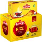 Çaykur Altın 25'li Bardak ve Rize 40'lı Demlik Poşet Çay Paketi