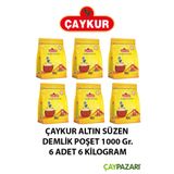 Çaykur Altın Süzen Demlik Poşet 1000 Gr. (KİLİTLİ POŞET) 6 Adet