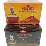 Çaykur Altın Süzen ve Altınbaş Demlik Poşet Çay 200 gr - 40'lı