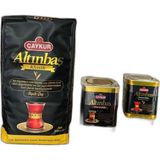 Çaykur Altınbaş 3 Lü Set. Altınbaş 500Gr+Teneke Tomurcuk+Teneke Karanfil