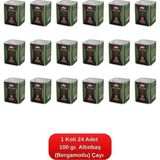 Çaykur Altınbaş Çayı Teneke Kutu (Bergamotlu) 100 Gr. 24'lü Koli