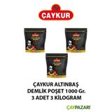 Çaykur Altınbaş Demlik Poşet 1000 Gr. (KİLİTLİ POŞET) 3 Adet 3 Kilogram
