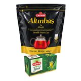 Çaykur Altınbaş Demlik Poşet Siyah Çay 400gr ve Herdem Yeşil Çay | 80 Demlik + 25 Süzen Poşet