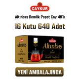 Çaykur Altınbaş Süzen Demlik Poşet Çay (5GRX40)200 gr X 16 Adet