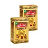 Çaykur Anadolu Filiz Siyah Döküm Çay 400gr Karton Kutu 2li Paket | Üst Segment Filiz Çay