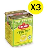 Çaykur Burcum Yeşil Çay 100 gr x 3 Adet Doğal Yaprak Aromalı Kaliteli Çay Türkiye Menşeli