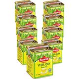 Çaykur Burcum Yeşil Dökme Çay Teneke Kutu 100 Gr. Dokuzlu Paket