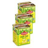 Çaykur Burcum Yeşil Döküm Çay Teneke Kutu 3x100 gr | Karadeniz Çay Filizi