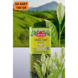 Çaykur Burcum Yeşilçay 100 gr x 4 Adet Teneke Kutu Doğal Bergamot Aromalı Earl Grey'in Yeşil Hali