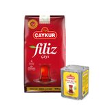 Çaykur Filiz 1000 gr ve Tomurcuk Earl Grey 125 gr Dökme Çay | 2'li Paket