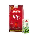 Çaykur Filiz Döküm Çay 1000 gr ve Yeşil Çay Kolonyası 250 ml Set | 2'li Ürün Seti