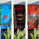 Çaykur Hediyelik Elekaltı Serisi 80 gr x 3 Adet Elekaltı 42 No'lu Tirebolu, Elekaltı Efsane, Organik Elekaltı Çamlıhemşin 1'er Adet Siyah Dökme Çay
