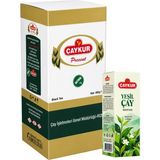 Çaykur Hediyelik Siyah Çay ve Cam Şişe Yeşil Çay Kolonyası Seti - 400 gr