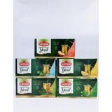 Çaykur Her Dem Yeşil Çay Sade, Naneli, Limonlu, Melisalı Ve Elmalı Süzen Poşet Çay 40 gr.