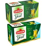 Çaykur Herdem Sade ve Naneli Yeşil Çay Paketi