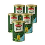 Çaykur Herdem Yaprak Yeşil Dökme Çay Naneli 200 Gr. Beşli Paket