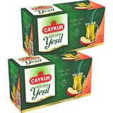 Çaykur Herdem Yeşil Çay Süzen Poşet Elmalı 1,6gr 25 Adet Ikili Paket