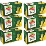 Çaykur Herdem Yeşil Çay Süzen Poşet Limonlu 1,6gr 25 Adet Altılı Paket