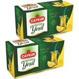 Çaykur Herdem Yeşil Çay Süzen Poşet Limonlu 1,6gr 25 Adet Ikili Paket