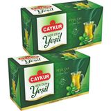 Çaykur Herdem Yeşil Çay Süzen Poşet Melisalı 1,6gr 25 Adet Ikili Paket