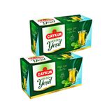Çaykur Herdem Yeşil Çay Süzen Poşet Naneli 1,6gr 25 Adet Ikili Paket