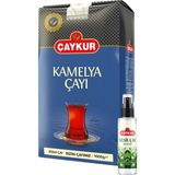 Çaykur Kamelya 1kg Dökme Çay ve Sprey Yeşil Çay Kolonyası Seti - 400 gr