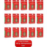 Çaykur Mezopotamya Çayı Teneke Kutu 400 Gr. 15'li Koli