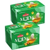 Çaykur Mod Yeşil De-Toks Bardak Poşet Çay 2X20 40GR. Ikili Paket - Bitki Çayı