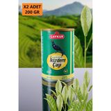 Çaykur Organik Elekaltı Ikizdere Çayı 200 gr x 2 Adet Silindir Kutu Ekotar Sertifikalı Siyah Dökme Çay