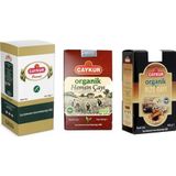 Çaykur Organik Rize 400 Gr + Organik Hemşin 400 Gr Dökme + Çaykur Hediyelik Çay 400Gr ( Present )