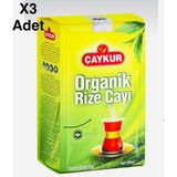 Çaykur Organik Rize Çayı 500 gr x 3 Adet %100 Organik Siyah Dökme Çay Ekotar Sertifikalı
