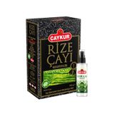 Çaykur Rize Çayı Hediyelik 500gr ve Yeşil Çay Sprey Kolonya 150ml Seti | Karton Kutu