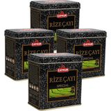 Çaykur Rize Çayı Hediyelik Teneke Kutu 200 Gr. Dörtlü Paket - 400 gr