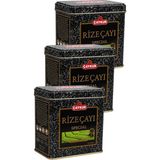 Çaykur Rize Çayı Hediyelik Teneke Kutu 200 Gr. Üçlü Paket - 400 gr