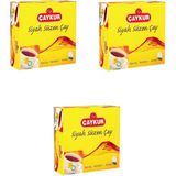 Çaykur Siyah Süzen Bardak Poşet Çay 100' Lü 200 gr x 3'lü