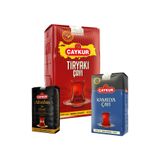 Çaykur Tiryaki 1000gr, Kamelya 500gr, Altınbaş 200gr Döküm Çay | 3 Farklı Harmanlı Set