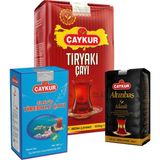 Çaykur Tiryaki 1kg, Altınbaş 200GR, 42 No Tirebolu 500GR Dökme Çay Paketi - 400 gr