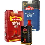 Çaykur Tiryaki 1kg, Kamelya 1kg, Altınbaş 200GR Dökme Çay Paketi - 400 gr