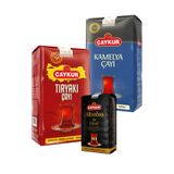 Çaykur Tiryaki 1kg + Kamelya 1kg + Altınbaş 200gr Döküm Çay Paketi | 3 Farklı Harmanlı Set