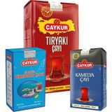 Çaykur Tiryaki 1kg, Kamelya 500GR, 42 No Tirebolu 500GR Dökme Çay Paketi - 400 gr