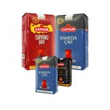 Çaykur Tiryaki 1kg, Kamelya 500gr+1kg, Altınbaş 200gr Döküm Çay Seti | 4 Farklı Ürün