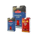 Çaykur Tiryaki 500gr + 1kg ve Kamelya 500gr Dökme Çay Paketi | 3 Farklı Ürün