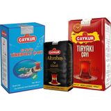 Çaykur Tiryaki 500GR, Altınbaş 200GR, 42 No Tirebolu 500GR Dökme Çay Paketi - 400 gr