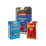 Çaykur Tiryaki 500gr, Kamelya 1kg, 42 No Tirebolu 500gr Döküm Çay Paketi | 3 Farklı Çeşit