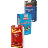 Çaykur Tiryaki 500GR, Kamelya 500GR, 42 No Tirebolu 500GR Dökme Çay Paketi - 400 gr