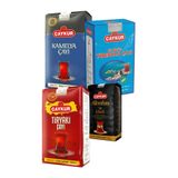 Çaykur Tiryaki 500gr, Kamelya 500gr, Altınbaş 200gr, 42 No Tirebolu 500 gr Döküm Çay Paketi