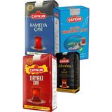 Çaykur Tiryaki 500GR, Kamelya 500GR, Altınbaş 200GR, 42 No Tirebolu 500GR Dökme Çay Paketi - 400 gr